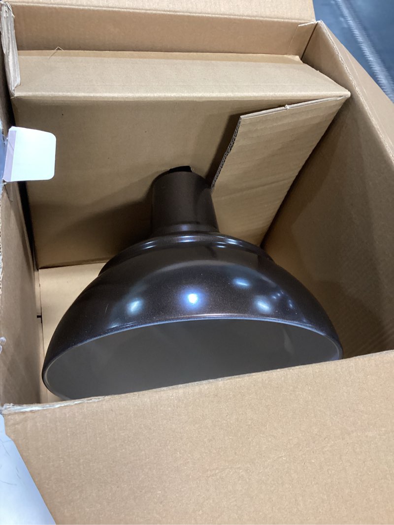 Condition photo showing Good Condition for better homes & gardens 11  farmhouse indoor wall sconce light  bronze finishes  bulb is not included