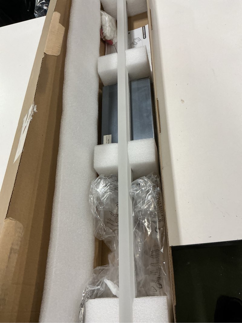 Condition photo showing As Is for Combuh LED Vanity Lights Bar 36 Inch, 20W Bathroom Light Fixtures Over Mirror, IP44 Indoor Wall Mounted Sconces Modern for Washroom, Cool White 6000K 6000K 36inch