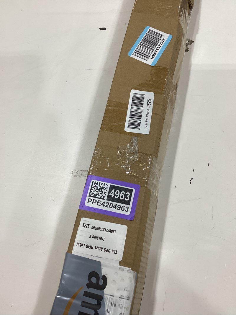 Condition photo showing Good Condition for unishades 100% blackout cordless roman shades for indoor windows & french doors, 30 3/4" w × 60" h - blackout - natural blackout - natural 30 3/4" w × 60" h