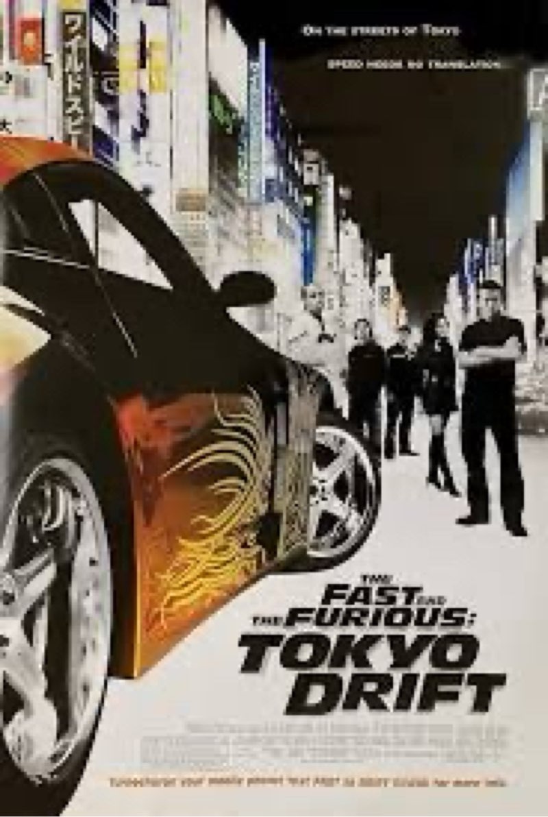 FAST AND THE FURIOUS TOKYO DRIFT MOVIE POSTER 2 Sided ORIGINAL FINAL 27x40