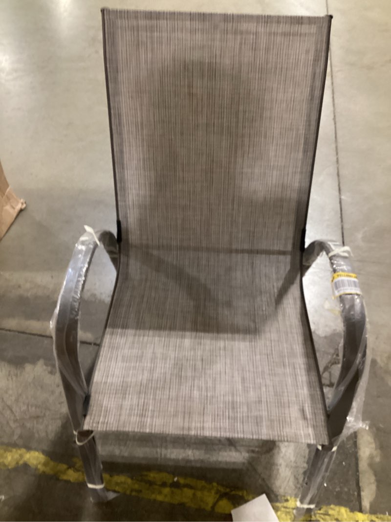 Condition photo showing Good Condition for stylewell sling stack outdoor dining chair in riverbed