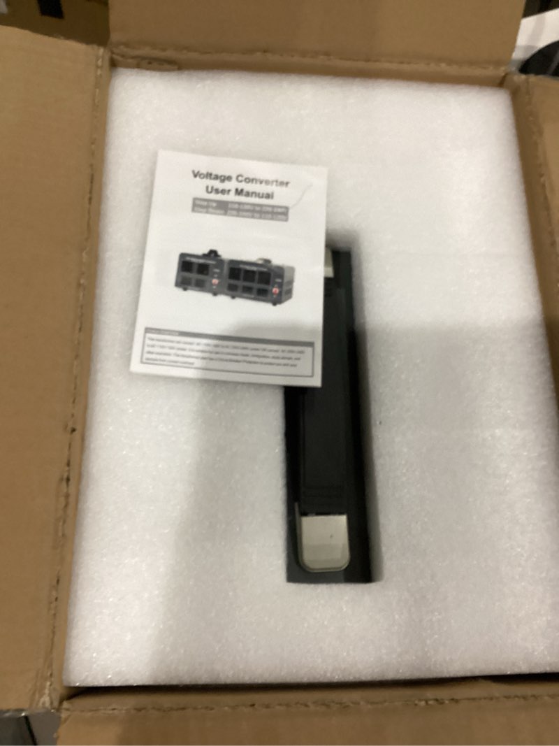 Condition photo showing As Is for Yinleader 5000 Step Up/Down Transformer Converter 110/120 Volt - 220/240 Volt w/US Power Cord,Circuit Breaker Protection (Grey) 5000W