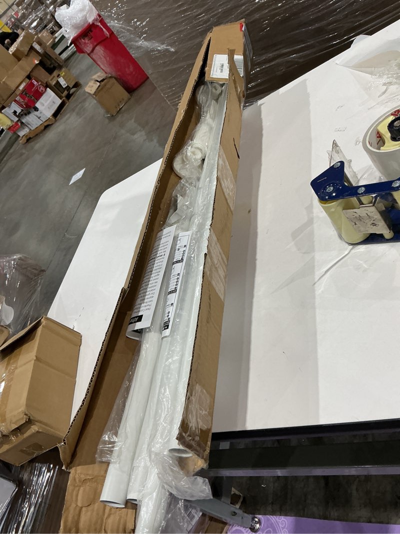 Condition photo showing Good Condition for zocone tension curtain rod 51-168in(4-14ft),no drill curtain rods for window outdoor patio,adjustable shower curtain rod for bathroom renter friendly,heavy duty extra long tension rod never rust,white white 51-168 inches