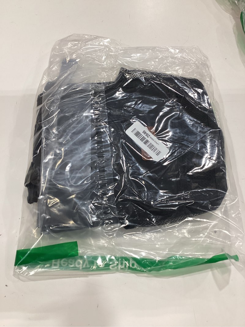 Condition photo showing New/Like New for elongriver car trash can bin for back seat leak proof, cute car trash bag hanging, vehicle trash can for suv truck van, automotive garbage cans front seat black balck 2 gallons