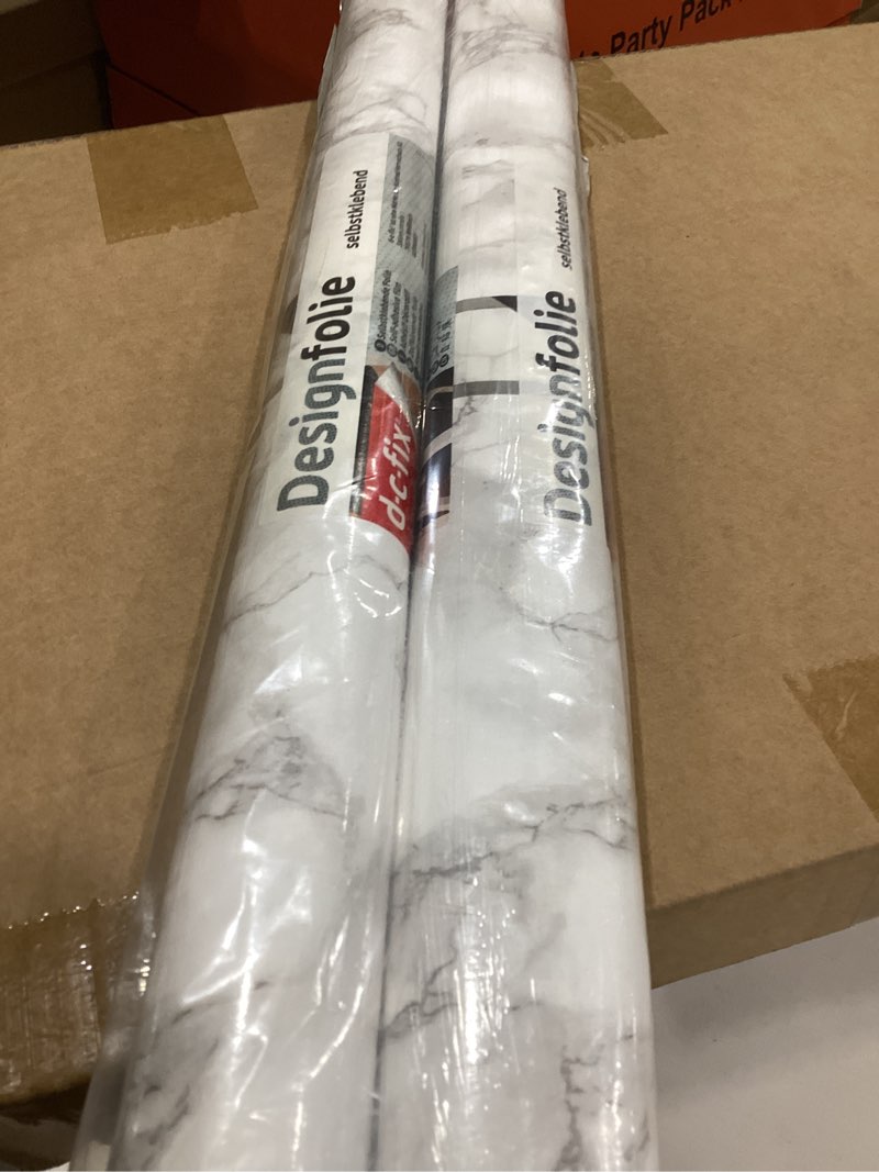Condition photo showing Good Condition for marble grey sticky back plastic vinyl wrap film
