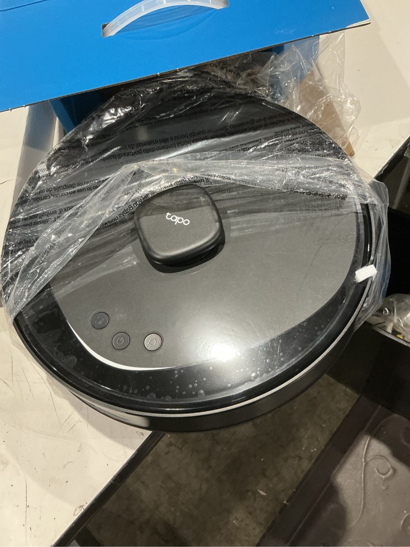 Condition photo showing Good Condition for tapo lidar smart navigation robot vacuum and mop, 5300pa max, 97%+ dust pickup rate, customizable cleaning, self-charging, works w/alexa & google home, rv30 max smart robot vacuum & mop vacuum only