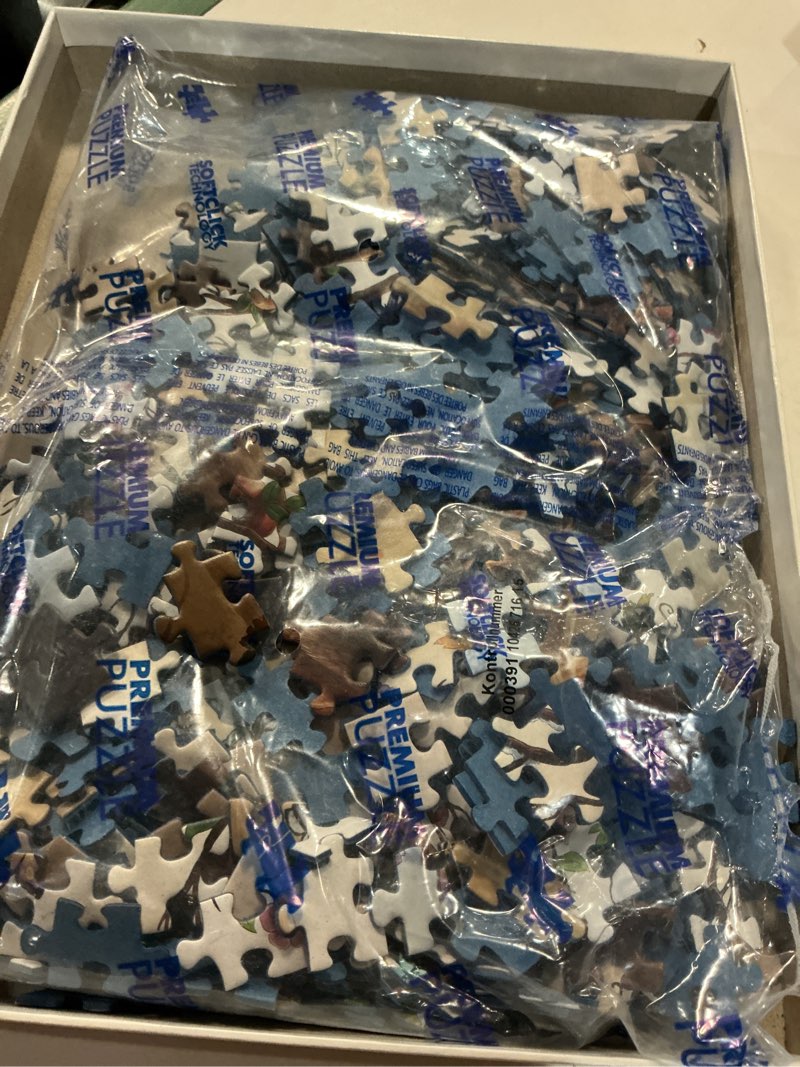 Condition photo showing Good Condition for ravensburger - magical deer - 500 piece jigsaw puzzle - stunning, vivid imagery of a mythical deer - bold colors - mysterious scene - ideal gift - frameable art - screen-free fun - puzzles for adults new design