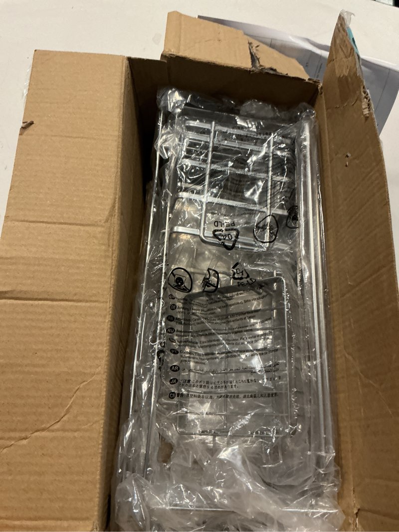 Condition photo showing Good Condition for Shower Caddy Bathroom Shelves, The Athena Silken 4 Set, 40LB Capacity, Adhesive Tape No Drill - Rust