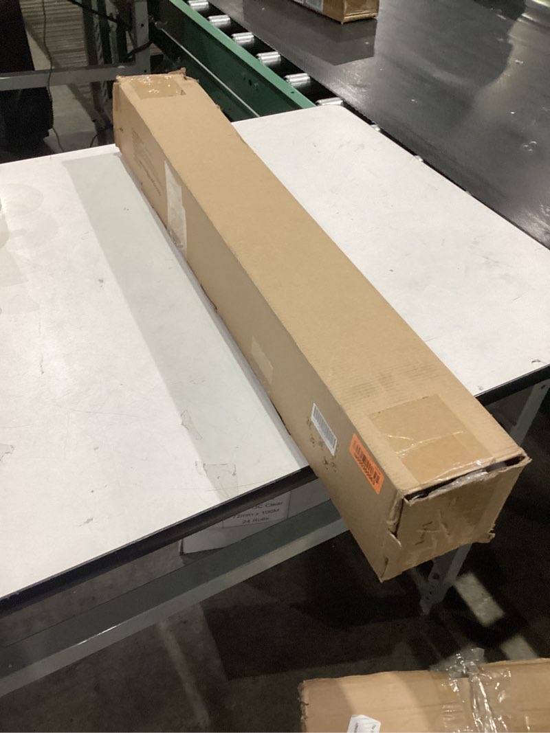 Condition photo showing New/Like New for 1 Inch Silver Double Curtain Rods for Windows 66 to 120 Inches(5.5-10ft), USFOOK Adjustable Heavy Duty Drapery Rods, Telescoping Dual Curtain Rod with Translucent Finials, Wall Mounted 66-120" Silver