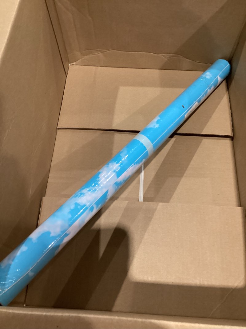 Condition photo showing Good Condition for taogift peel and stick contact paper blue sky clouds pattern wallpaper vinyl for kitchen wall art crafts decor 24x117 inch