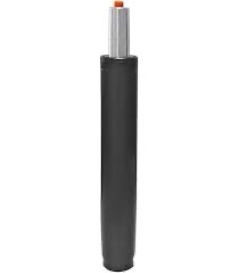 high piston adjustable (extended height:18.5''/28.74'') hydraulic gas lift cylinder,universal size replacement for most stool chairs,smooth and noiseless(black)