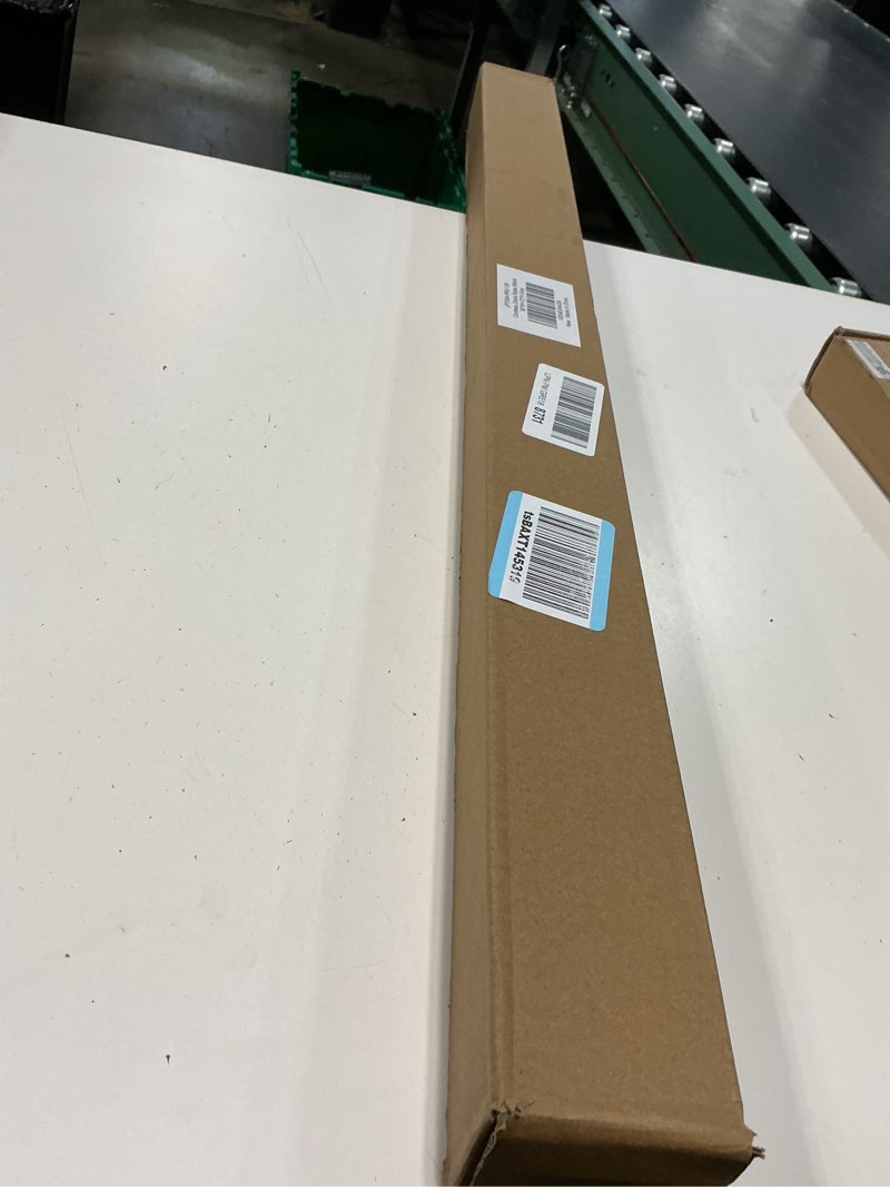 Condition photo showing New/Like New for lazblinds no tools no drill cordless zebra blinds for windows, dual layer light control for day and night, light filtering privacy roller blinds and shades for home, 36" w x 72" h, grey grey 36"w x 72"h