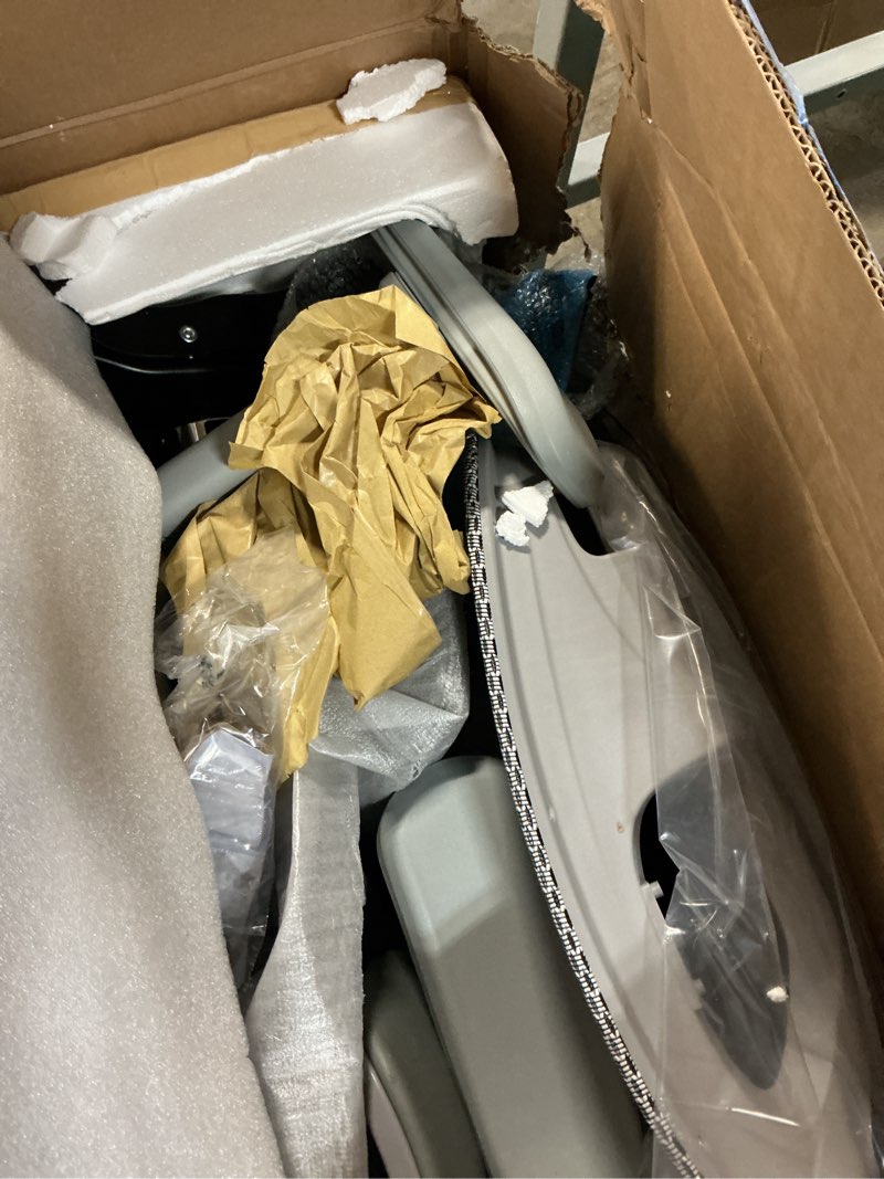 Condition photo showing Good Condition for ergonomic office chair with footrest-mesh desk chair with adjustable headrest, 5d armrests, 3d lumbar support & adjustable backrest, high back swivel computer chairs, heavy duty metal base 400lbs grey