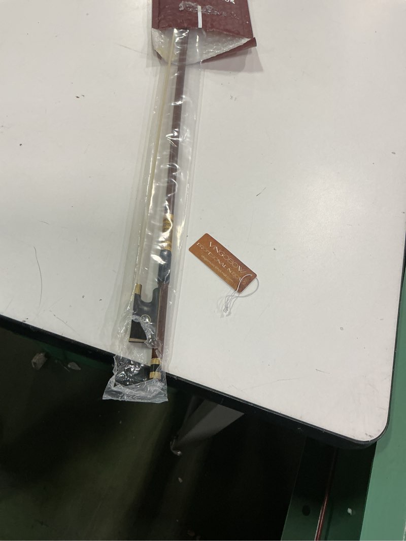 Condition photo showing Good Condition for Pernambuco Violin Bow 4/4 Size 810V Concert Level Straight Stick Great Balanced Ebony Frog 4 4 Full Sweet Sound Natural Horse Hair Fast Response