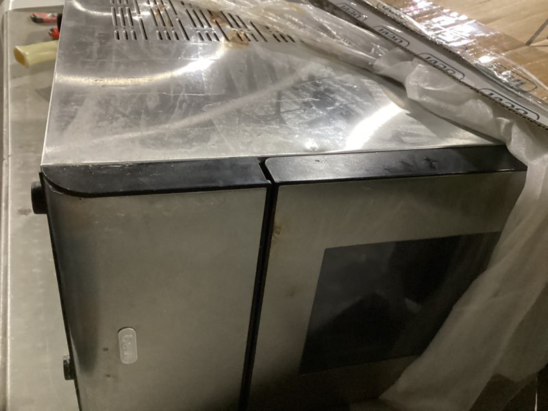 Condition photo showing As Is for gevi v2.0 countertop gemi nugget ice maker | self-cleaning pellet ice machine | stainless steel housing |16.7''h fits perfectly under wall cabinet | silver with viewing window 17.3"d x 9.7"w x 16.7"h silver 1