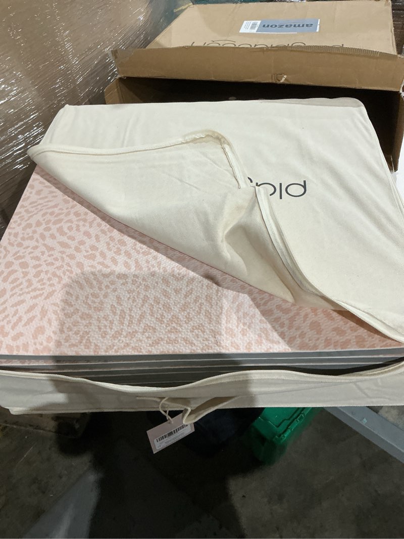 Condition photo showing Good Condition for play platoon non-toxic large baby play mat for floor, 9 tile 72 x 72 inch - extra-thick interlocking foam floor tiles 24 x 24 in puzzle mat pieces with border, playmat rug for kids - brushed cotton 72"l x 72"w x 0.6"th brushed cotton