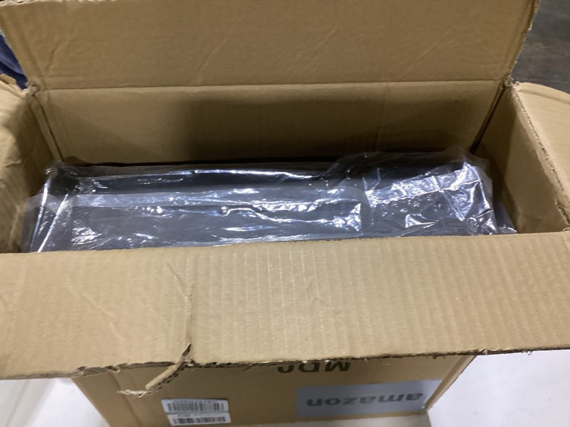 Condition photo showing New/Like New for Wall-Mount Mailbox with Lock and Keys, Security Key Drop Box for House Outside, Locking Postbox, Steel Metal Rust-Proof Mail Box, 14.57 x 14.57 x 4.33 Inch, Black, MD002 X-Large X-Large (14.57" x 14.57" x 4.33") Black-02