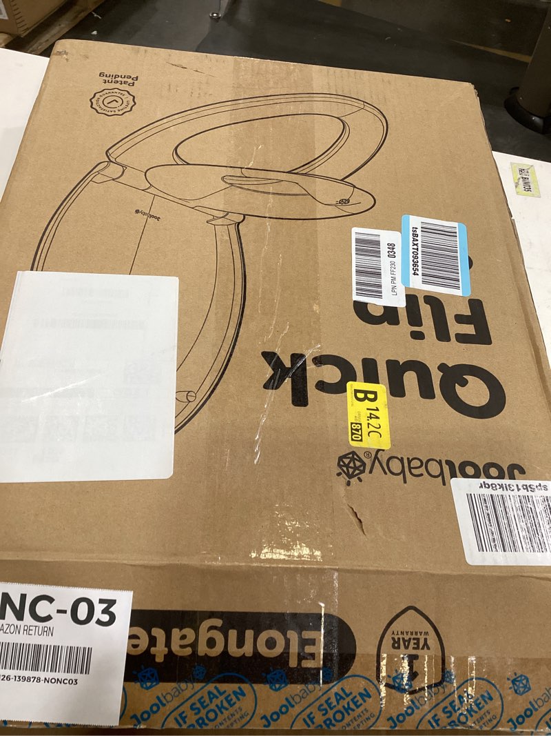 Condition photo showing Good Condition for Quick Flip Toilet Seat with Built-in Potty & Splash Guard for Toddler Training, Slow Close - Jool Baby (Elongated)