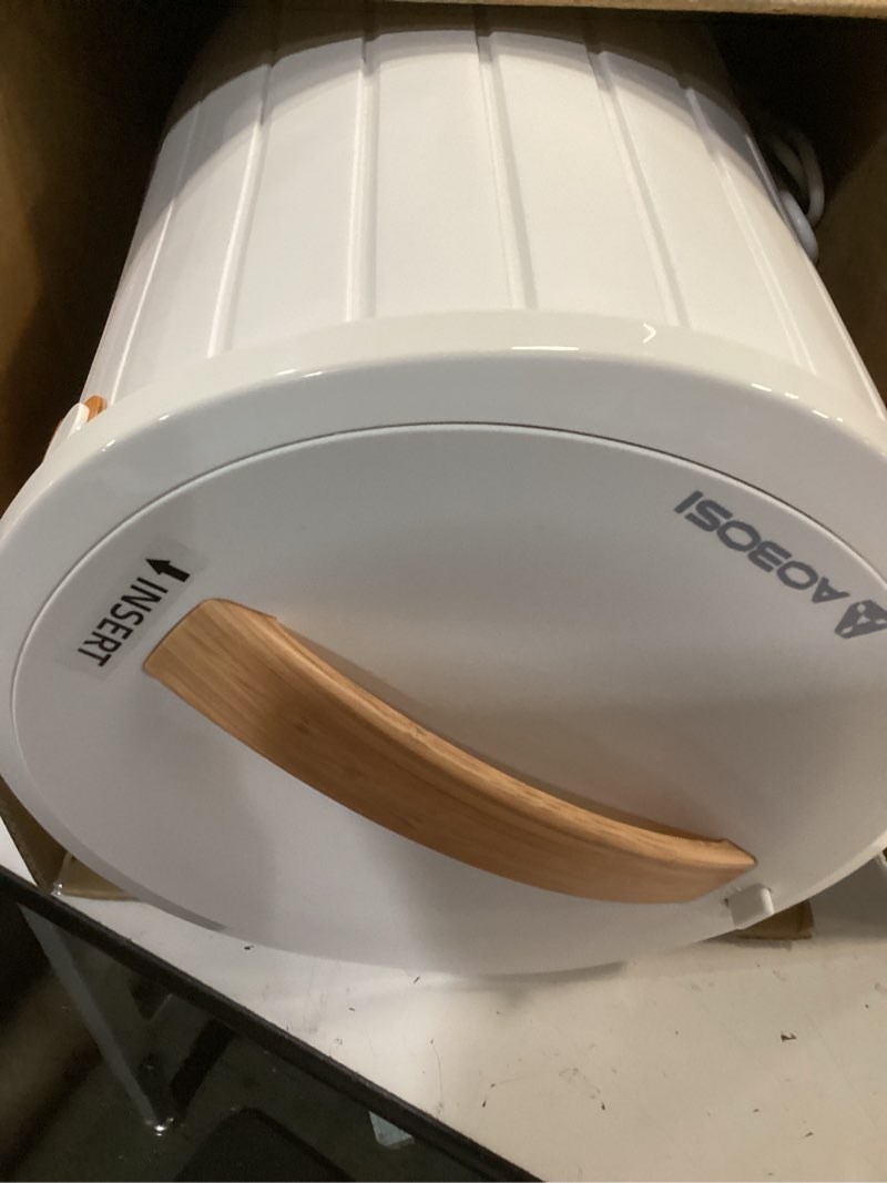 Condition photo showing Good Condition for aaobosi large towel warmers for bathroom with digital display,20l 4 timer& auto shut off?fast warming, blankets & robes, portable electric warmer for bathroom,spa?pj's and more
