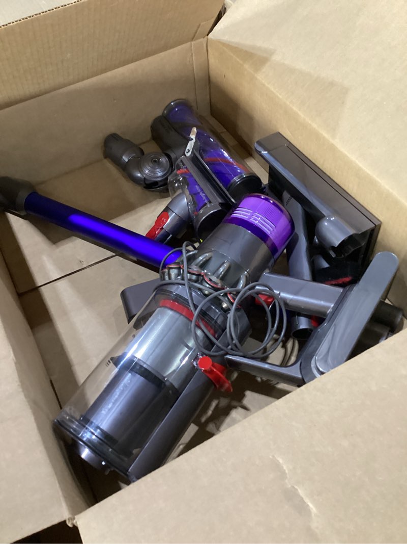 Condition photo showing As Is for Dyson V11 Origin Cordless Vacuum, Nickel/Blue