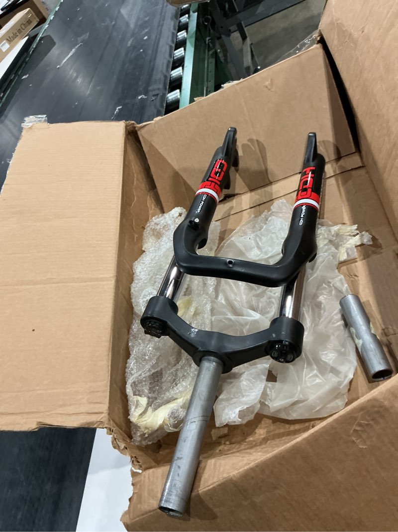 Condition photo showing As Is for similar to cdhpower 20\" bicycle 4.0\" fat tire suspension fork 28.6mm single shoulder straight tube 1-1/8\" threadless disc brake bike/tricycle 1-1/8\" headset included