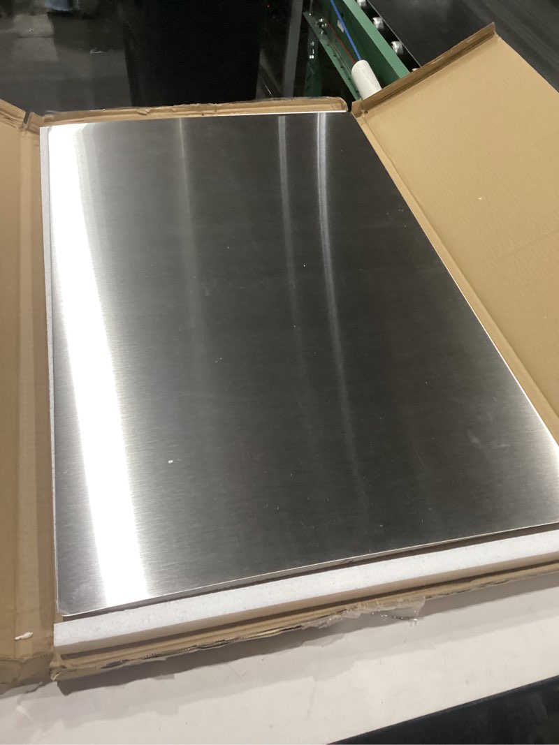 Condition photo showing Good Condition for otavilem stainless steel cutting boards for kitchen, kneading cutting board mats, metal cutting board for meat, fruits, vegetables, bread, and baking large cutting boards 19.7"l x 15.7"w