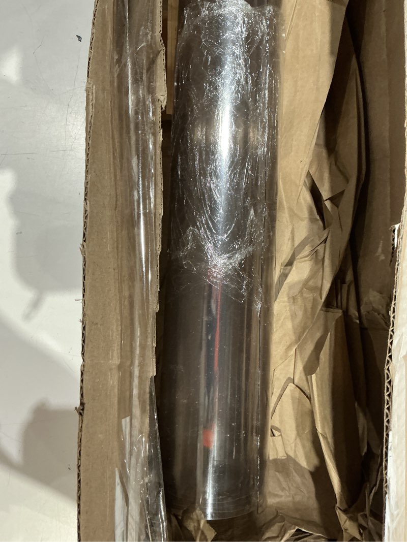 Condition photo showing As Is for clear vinyl,