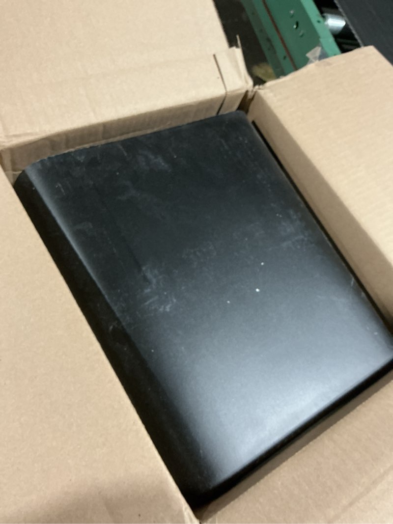 Condition photo showing As Is for Amazon Basics Cross Cut Paper and Credit Card Shredder, 12 Sheet (New Model), Black 12 Sheet Black