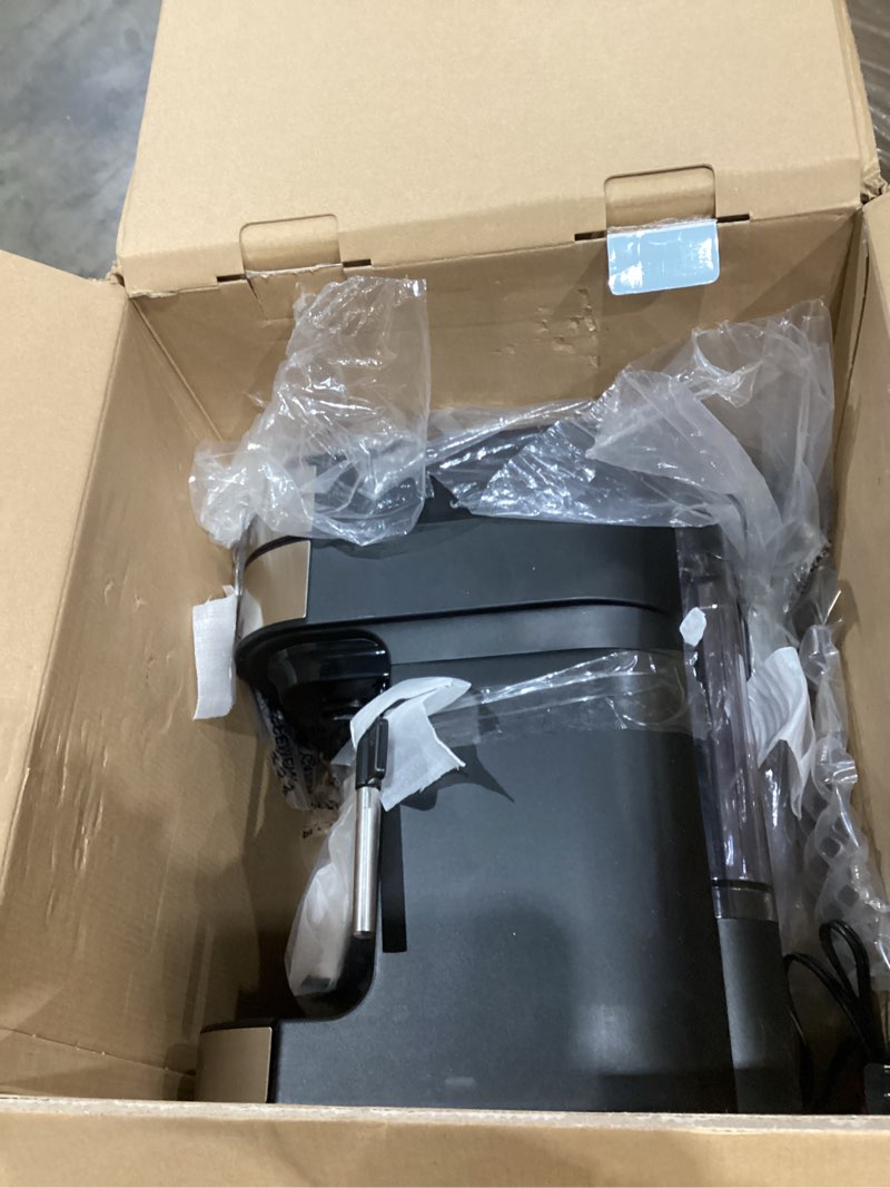 Condition photo showing As Is for cuisinart coffee center barista bar 4-in-1 coffee maker, single-serve pods compatible, coffeemaker, three brewing sizes, ss-4n1nas, black black 12-cup