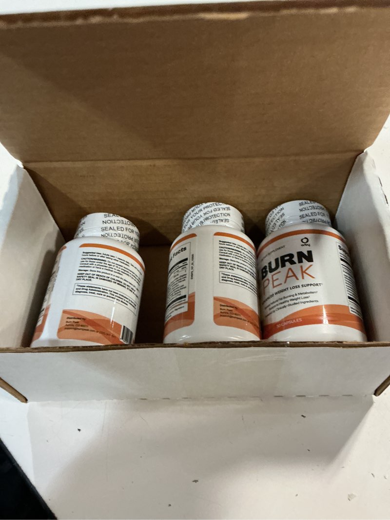 Condition photo showing New/Like New for best buy date october 2028 burnpeak – 100% natural formula with apple cider vinegar, ginger, green tea & more – non-gmo, easy-to-take, made in usa - 60 capsules, 3-month supply 60 count (pack of 3)