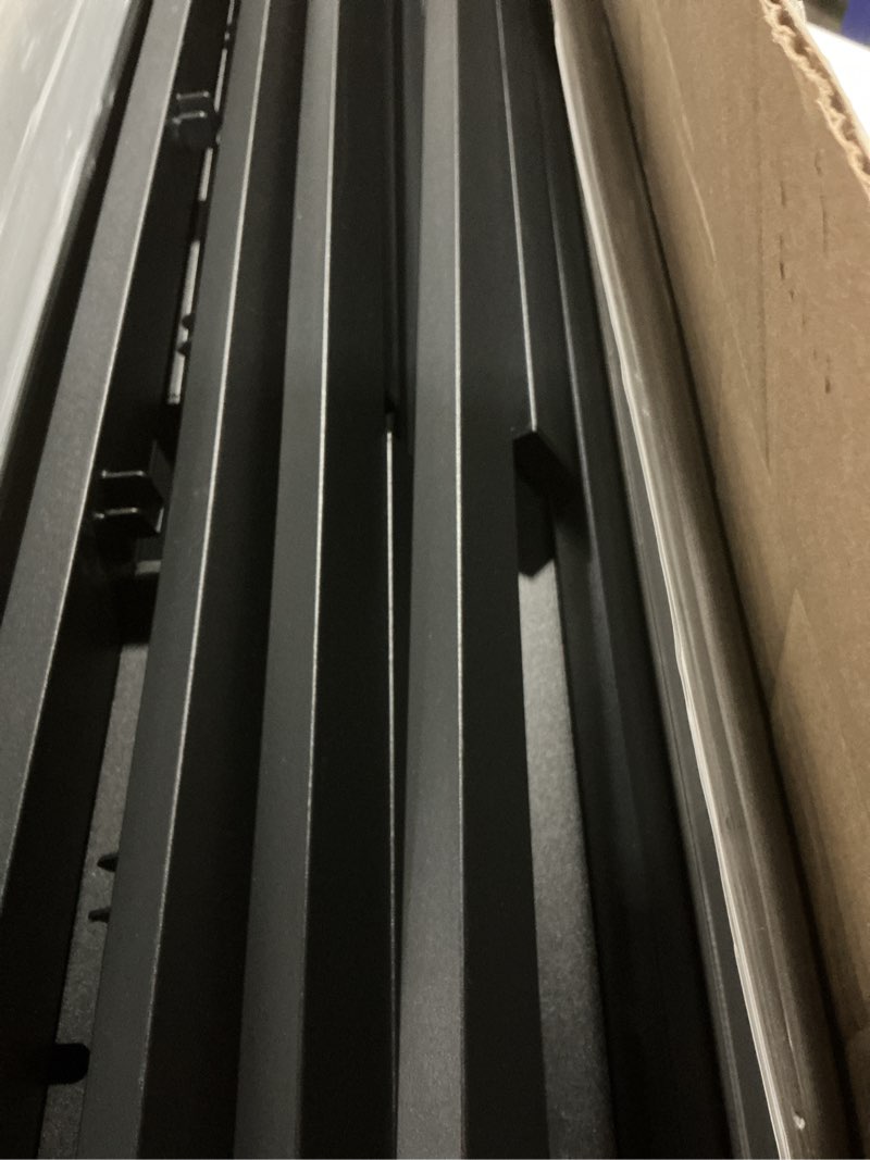 Condition photo showing Good Condition for new jeto metal bed frame,king size bed frame with storage space,heavy duty sturdy mattress foundation,easy assembly,no box spring needed, black,18 inch,king
