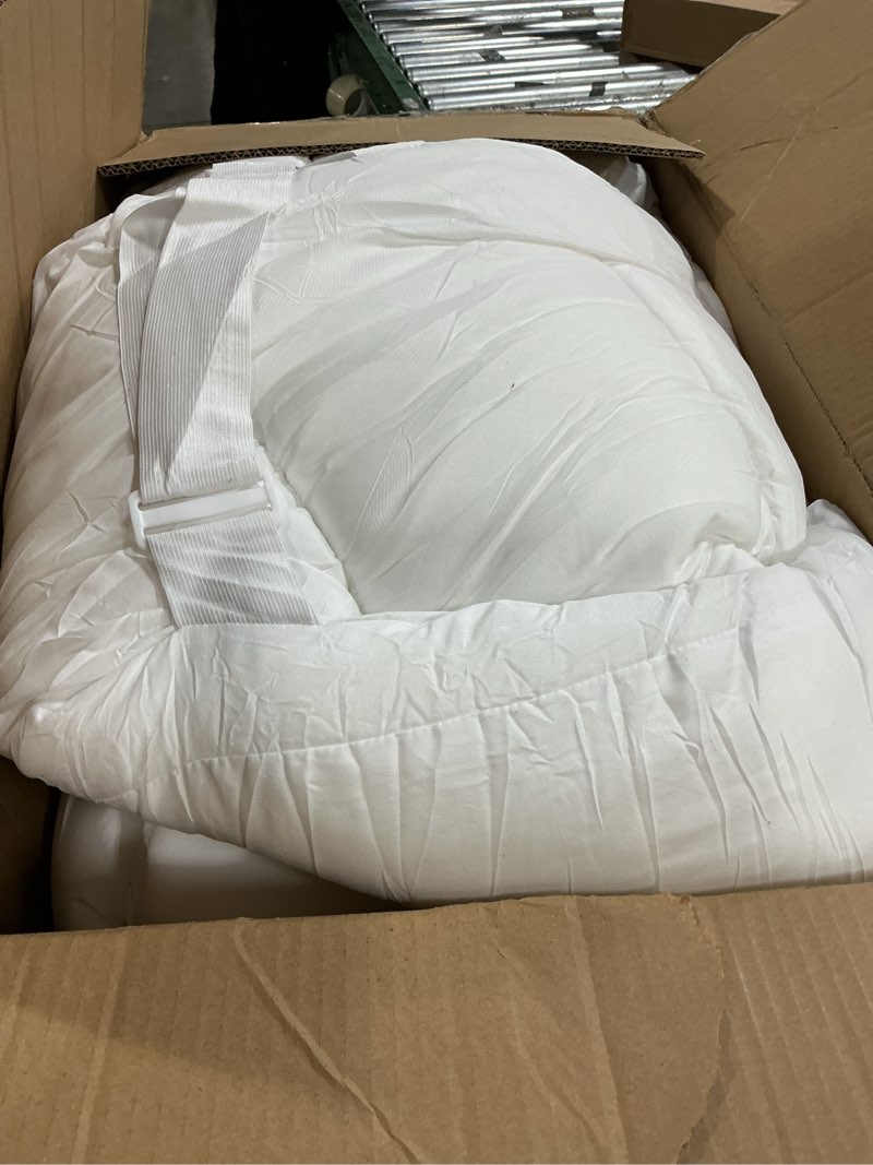 Condition photo showing Good Condition for MASVIS King Size Dual Layer 4 Inch Memory Foam Mattress Topper, 2 Inch Gel Memory Foam and 2 Inch Cooling Pillow Top Mattress Pad Cover for Back Pain, Medium Support King 2"Memory Foam+2"Mattress Topper