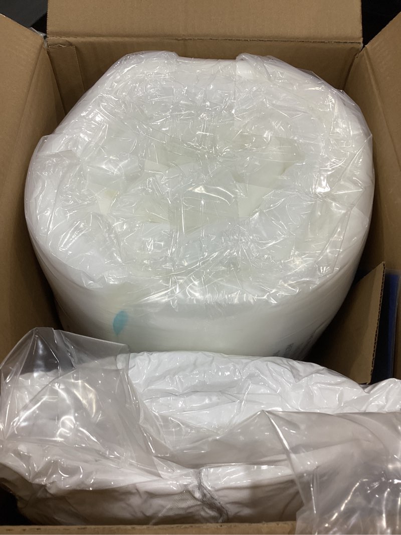 Condition photo showing Good Condition for bedlore 4-inch queen mattress topper for back pain - dual layer medium support (2" gel memory foam + 2" cooling fluffy pillow top pad), breathable & pressure relief (white) white queen
