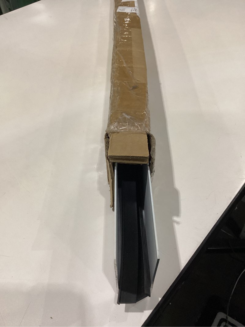 Condition photo showing New/Like New for 1 pack 1" x 35.5" storm door sweep replacement bottom sweep aluminum expander for 1" thickness security storm door weatherstripping(white) 35.5" white 1