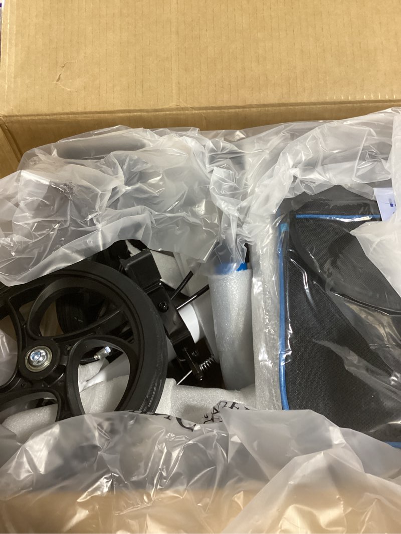 Condition photo showing Good Condition for Knee Scooter?Knee Scooter for Adults for Foot Surgery?Knee Walker for Foot Injuries Compact Crutch Alternative with Dual Braking System (Blue)