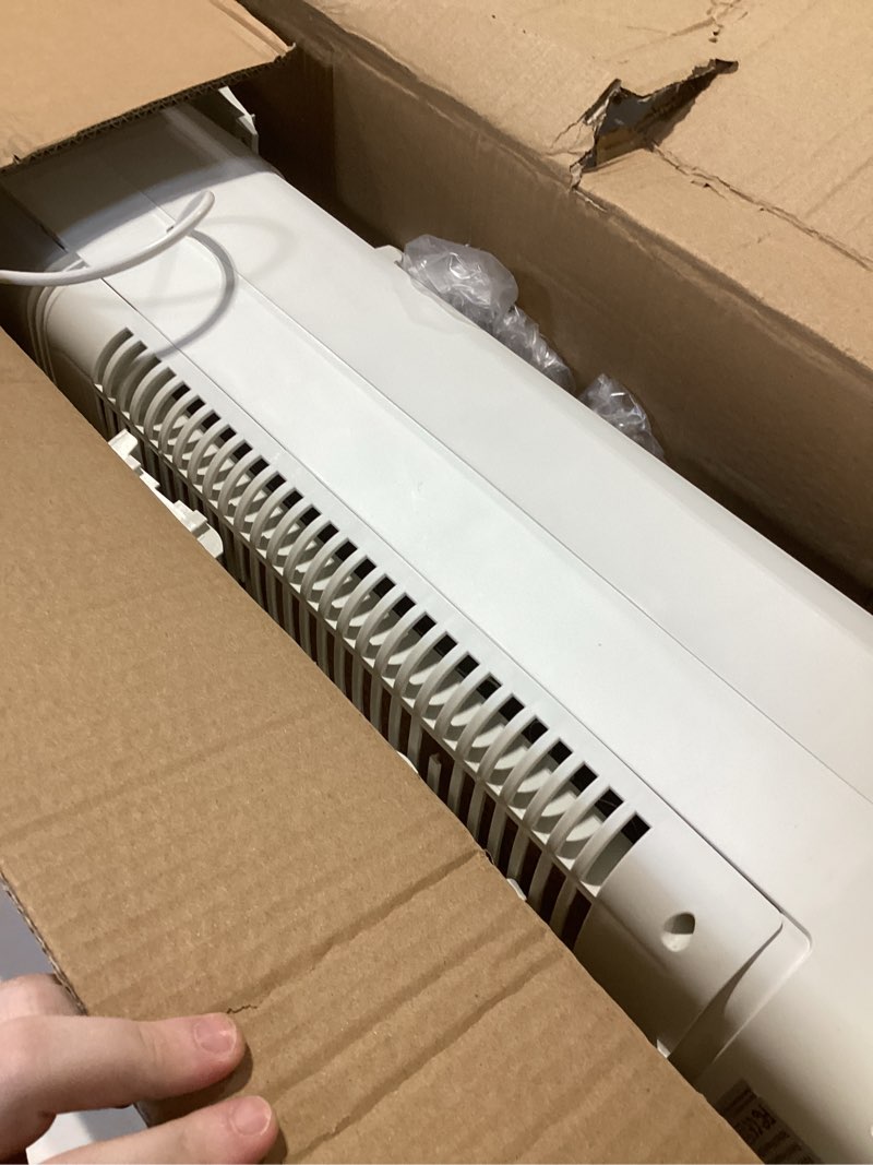 Condition photo showing As Is for evaporative air cooler, 3-in-1 portable air conditioners for room, 4 modes 3 speeds, fast cooling portable ac unit/24h timer, remote oscillating tower fan, quiet swamp cooler for bedroom office white