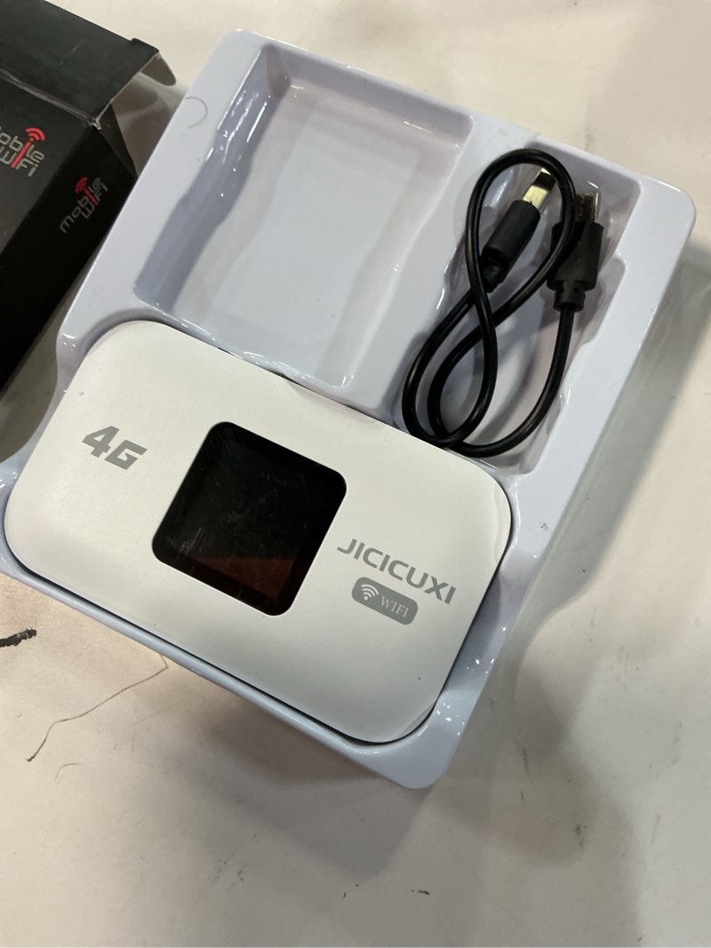 Condition photo showing Good Condition for 4G LTE Mobile Hotspot Router, Portable WiFi Hotspot for Travel, WiFi 6 Router 3000mAh/300Mbps High Speed Hotspot Device Support 12 Users, Camping, Motorhomes, Office-Pearl White