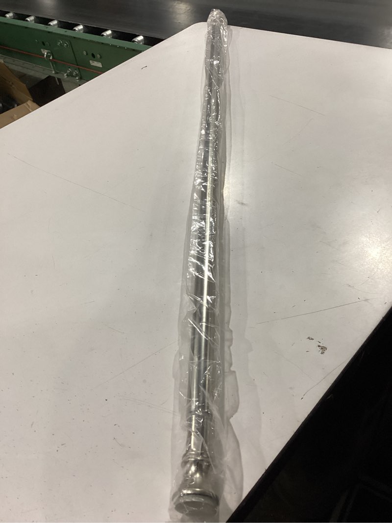 Condition photo showing New/Like New for amazer spring tension shower curtain rod, 42-72 inches rust-resistance tension curtain rod bathroom rod, adjustable shower curtain rod no drill, nickel 42-72 inches nickel