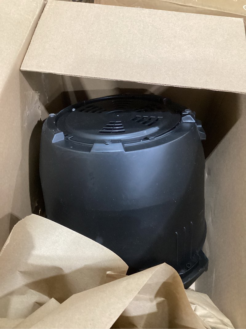 Condition photo showing As Is for instant pot 6qt rio 7-in-1 multi-cooker, pressure cooker, slow cook, sauté, steam, rice maker, yogurt, & warmer, black, 6 quarts