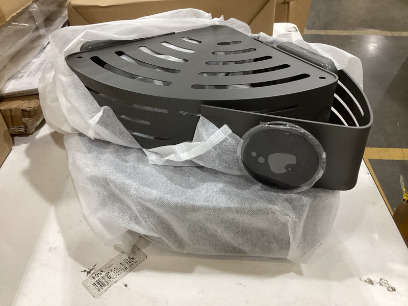 Condition photo showing New/Like New for voldra corner shower caddy suction cup, corner shower shelves no drilling, aluminum upgrade suction cup shower organizer with towel bar & hooks removable bathroom storage rack(3 pack,gray) suction cup triangle-3 pack
