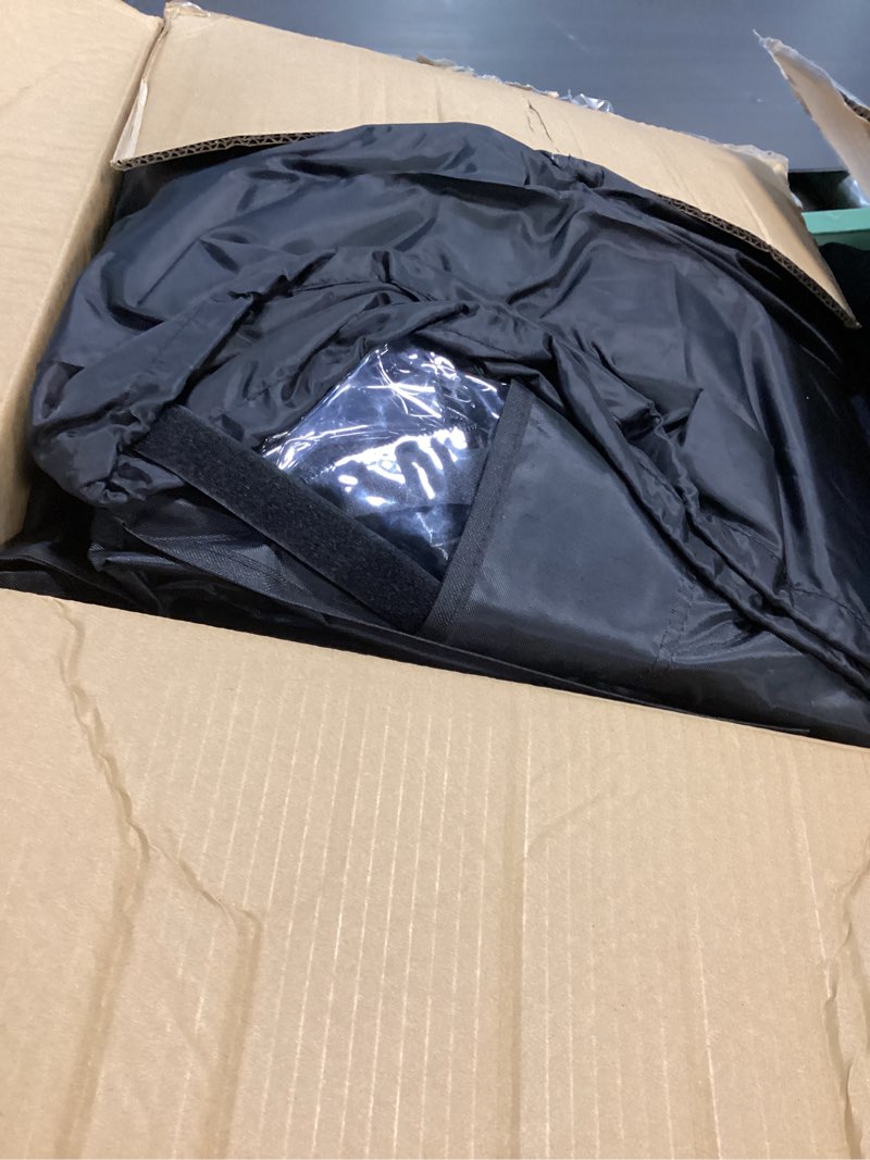 Condition photo showing As Is for 10L0L 4-Passenger Golf Cart Enclosure for Club Car Precedent/Onward/Tempo - with Extended 94.5" Roof, 600D Cover, Clear Windows | Waterproof, Windproof & Snowproof Full Enclosure