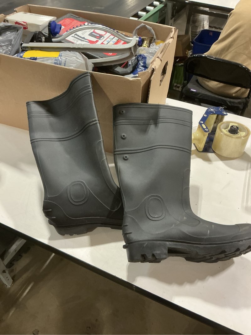 Condition photo showing Good Condition for marshalltown adult unisex black waterproof work boots