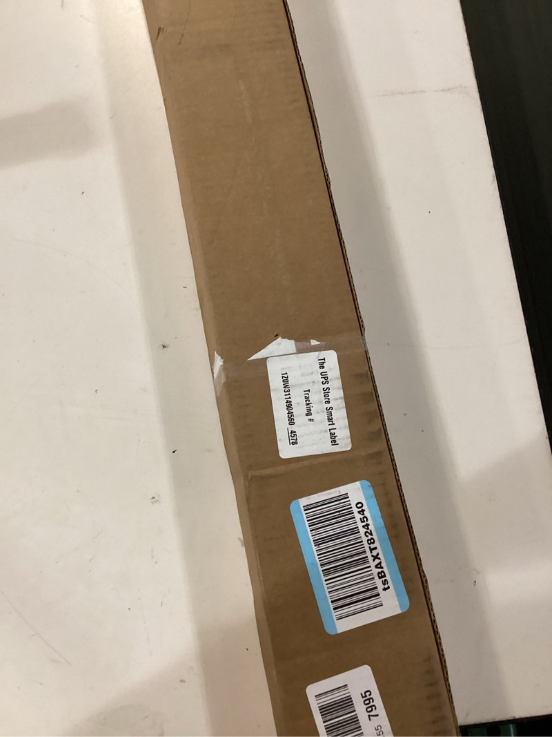 Condition photo showing New/Like New for lazblinds no drill blackout roller shades for indoor windows, cordless window blinds, thermal insulated fabric uv protection for home and office, 33.5" w x 72" h, beige blackout - beige 33.5" w × 72" h