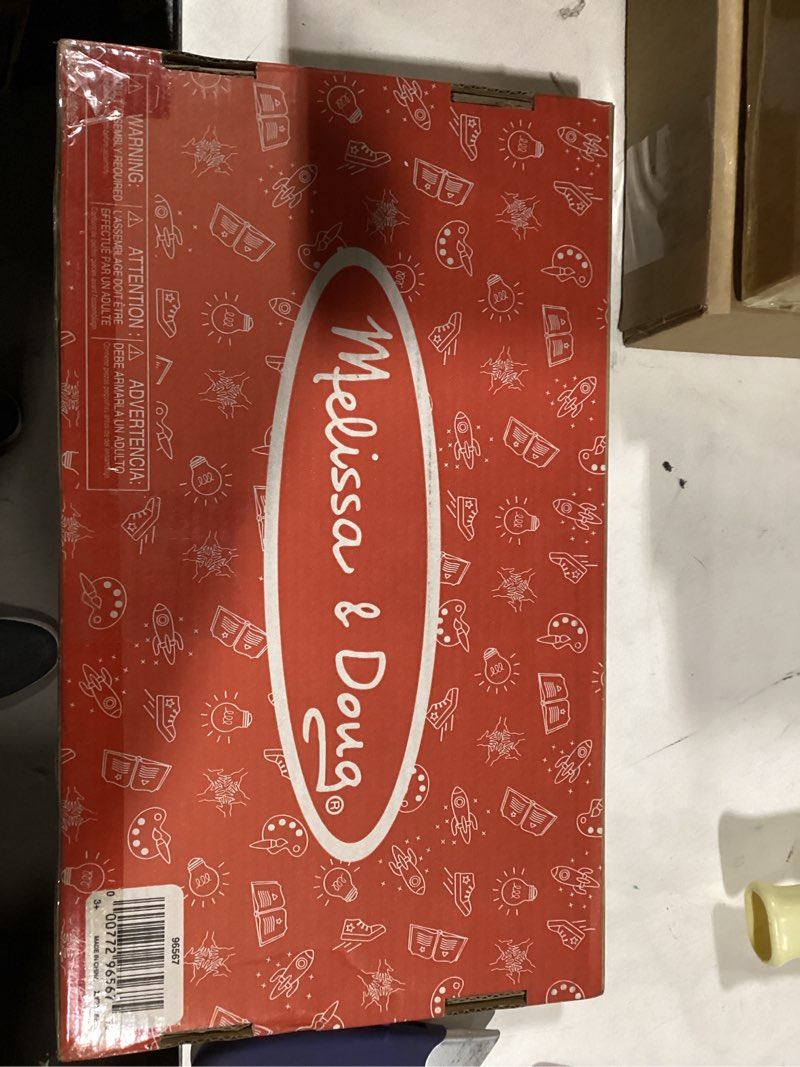 Condition photo showing New/Like New for Melissa & Doug Play High Chair Pretend Play High Chair Baby Doll Accessories