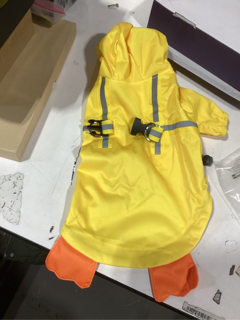 Condition photo showing Good Condition for DELIFUR Dog Halloween Duck Costume - Adorable Dog Hoodies for Small Medium Pet Cute Animal Clothes Cosplay Sweatshirt Yellow (Duck, Large) Duck Large