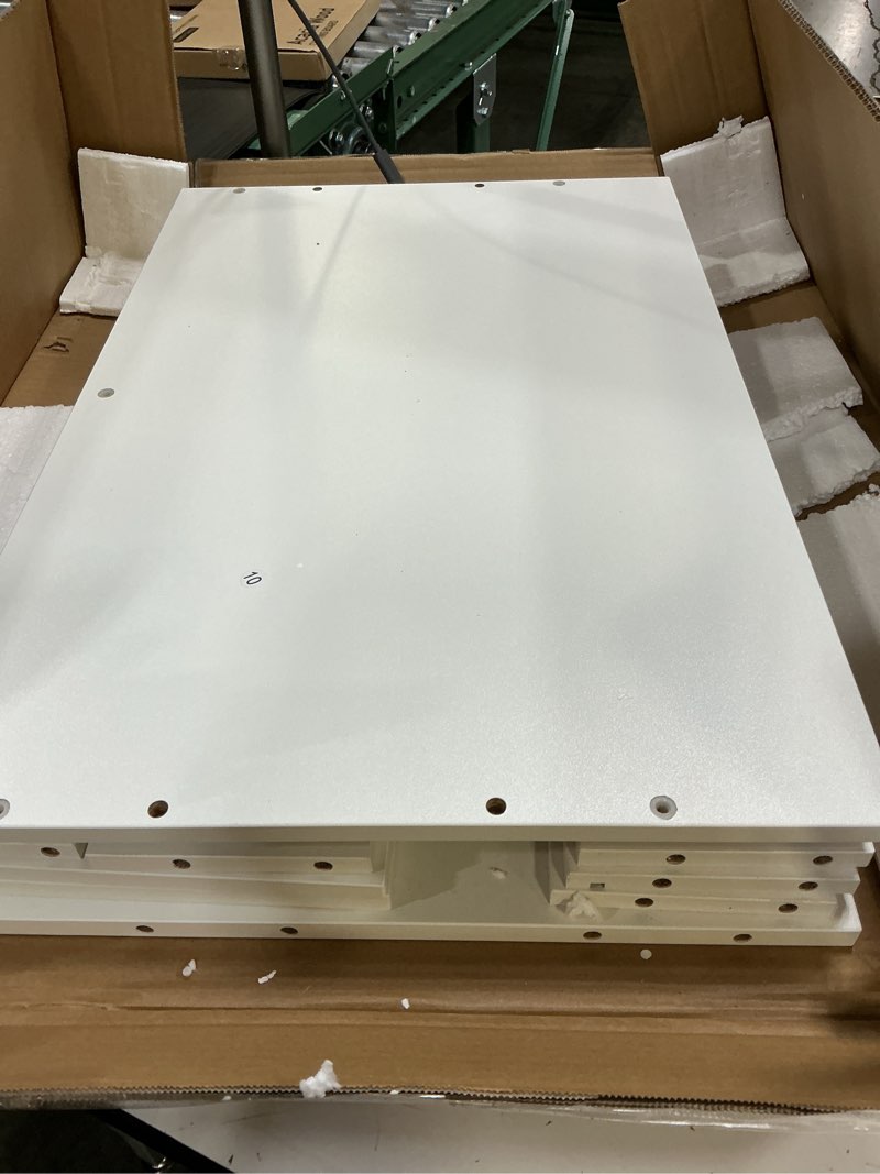Condition photo showing Good Condition for woodtalks stackable 2 drawer dresser, multi-purpose storage closet cube dressers for bedroom, storage cabinet for entryway, nightstand sofa beside table drawer chest, 23.6 in, white 13.1"d x 23.6"w x 16.9"h (2 drawers) white