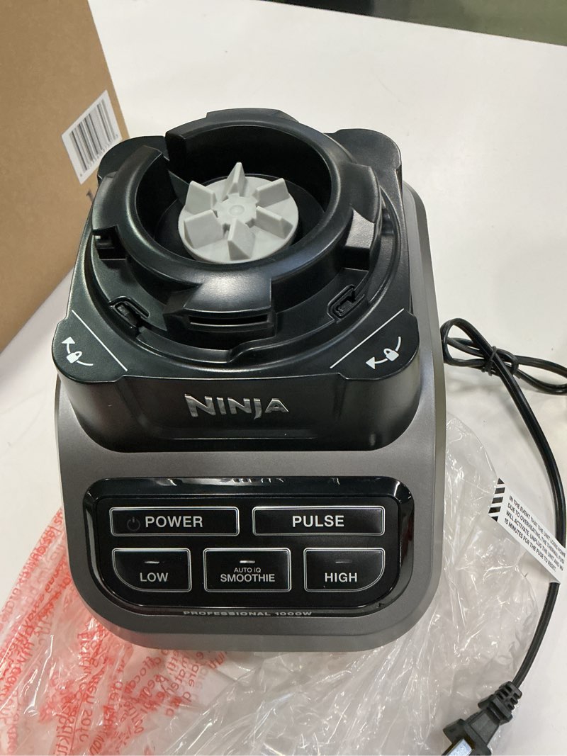 Condition photo showing Good Condition for Ninja Blender Power Motor Base 1000w Black Replacement BL610