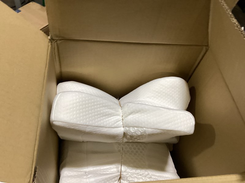 Condition photo showing Good Condition for cozyplayer true cooling cervical neck pillow for pain relief, ergonomic side sleeper pillow for neck support, odorless orthopedic contour memory foam pillows, bed pillow for back stomach sleeper