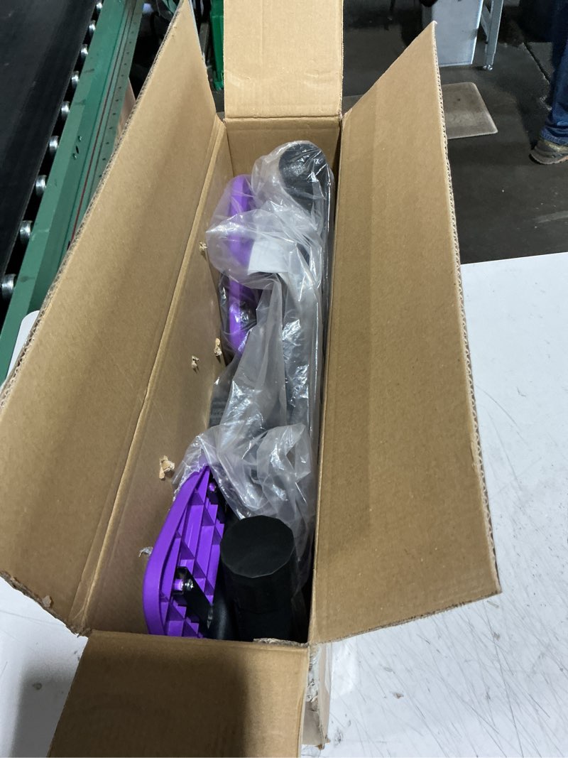 Condition photo showing Good Condition for (440 lbs weight capacity) waist twister, waist twister machine exercise fitness tool, twist machine for slim waist and core, with smart led digital display, 20db ultra-quiet for women men purple