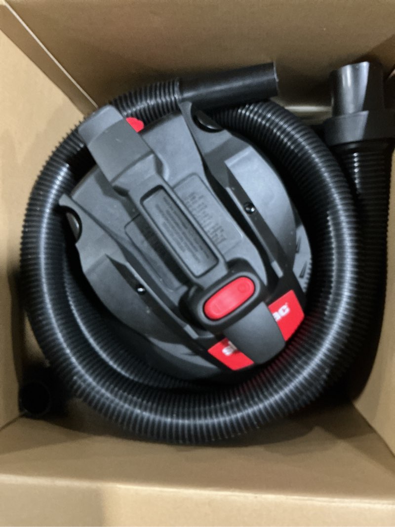 Condition photo showing Good Condition for shop-vac 10-gallon 4.5 hp corded wet/dry shop vacuum with accessories included
